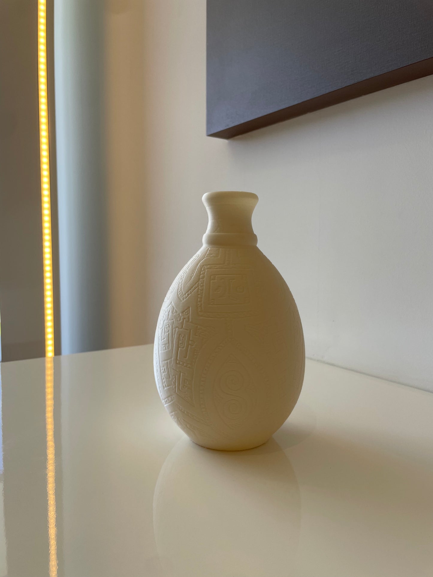 Vaso Ecológico Milenar 20cm Branco