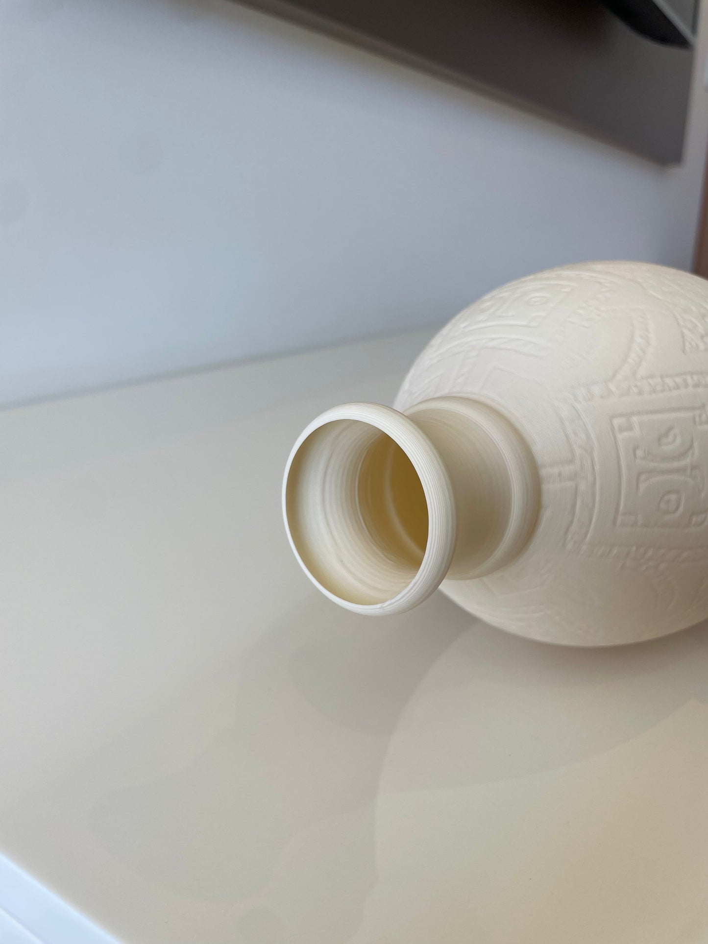 Vaso Ecológico Milenar 20cm Branco