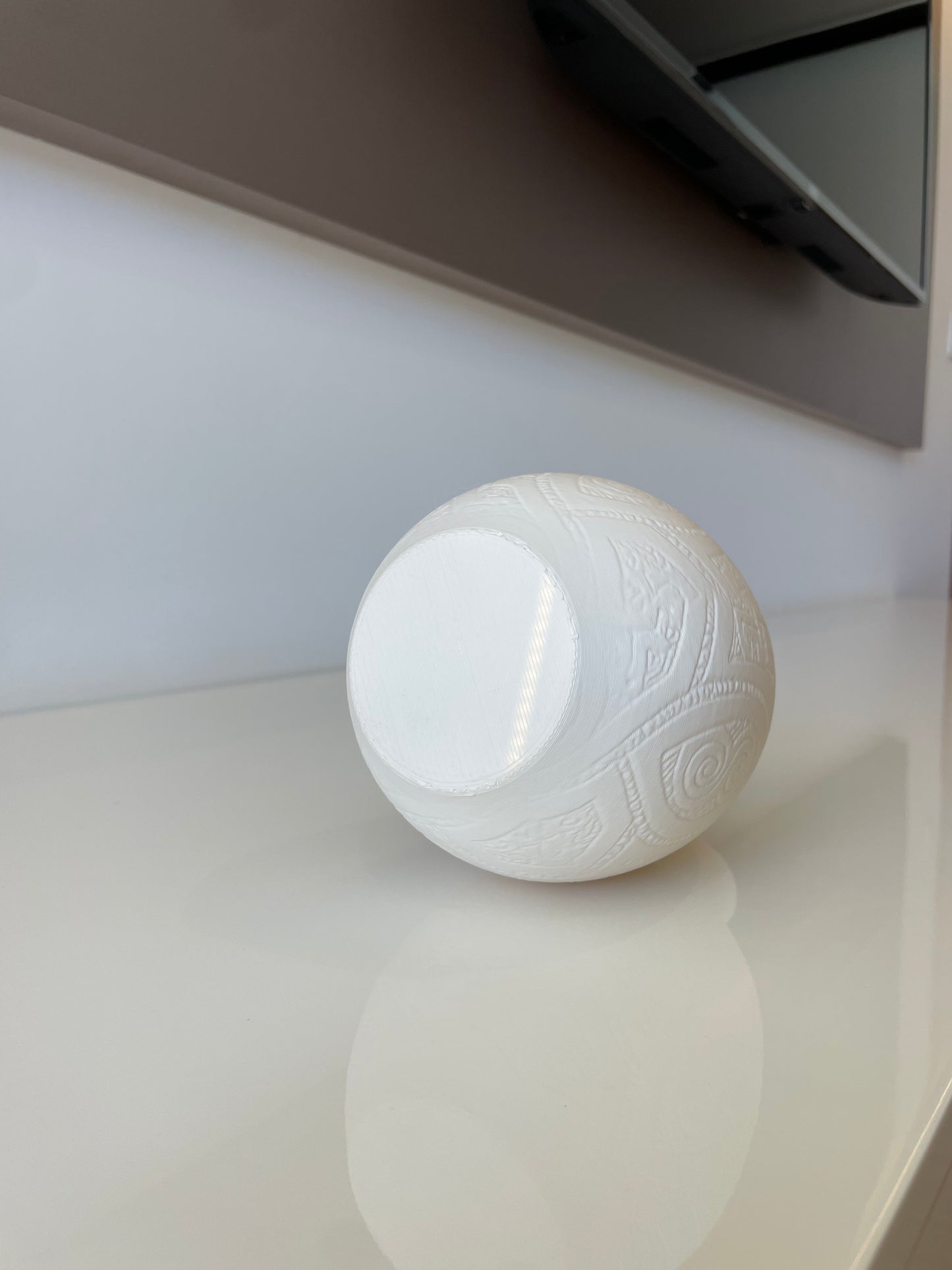 Vaso Ecológico Milenar 20cm Branco