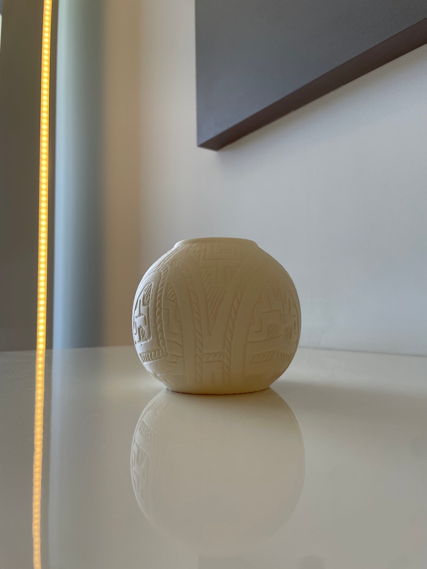 Vaso Ecológico Milenar 10cm Branco