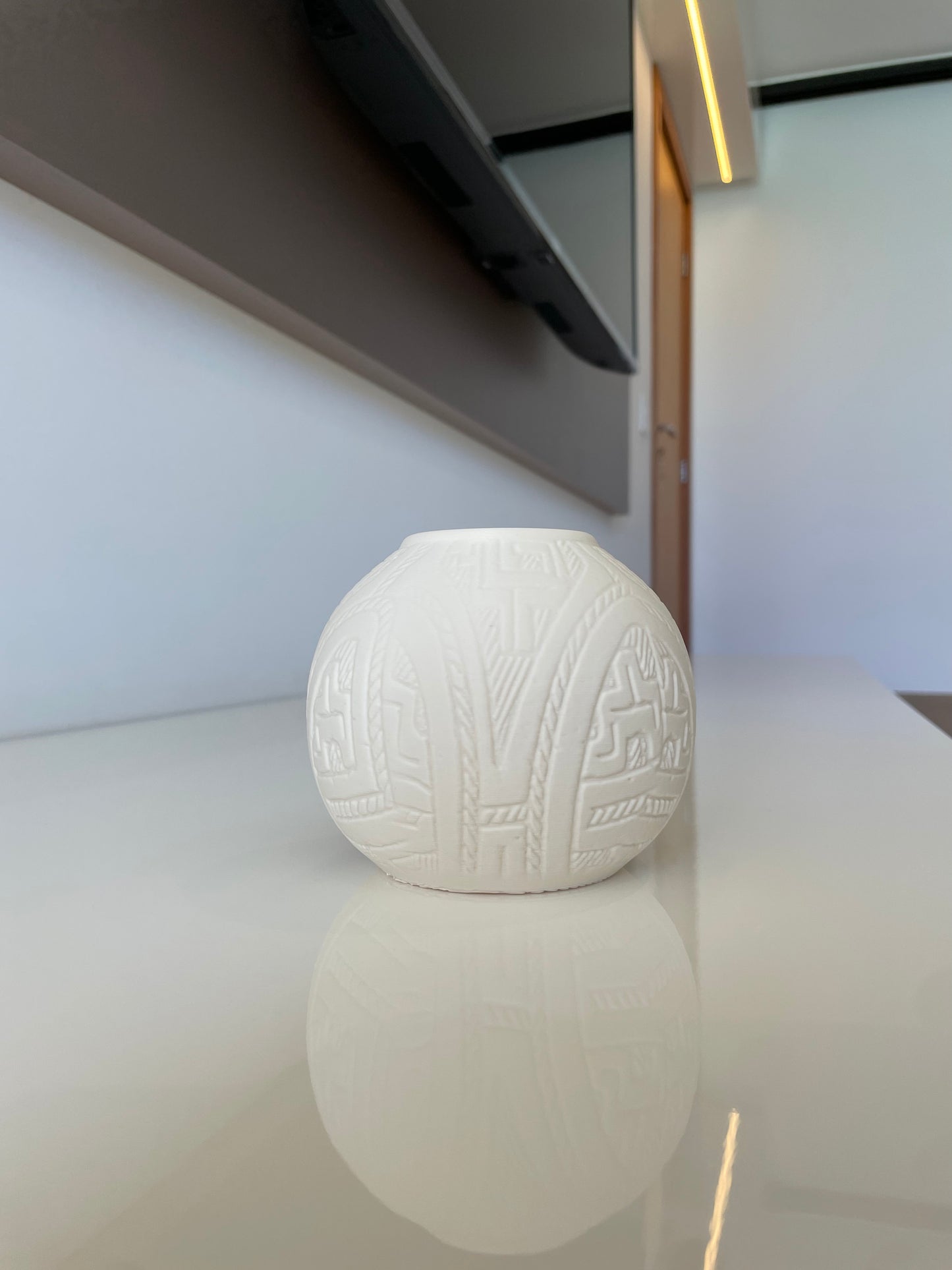 Vaso Ecológico Milenar 10cm Branco