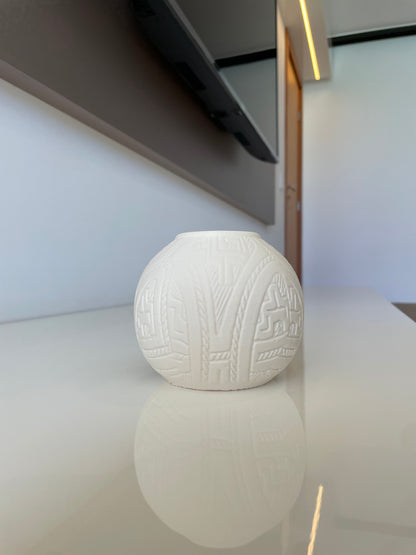 Vaso Ecológico Milenar 10cm Branco