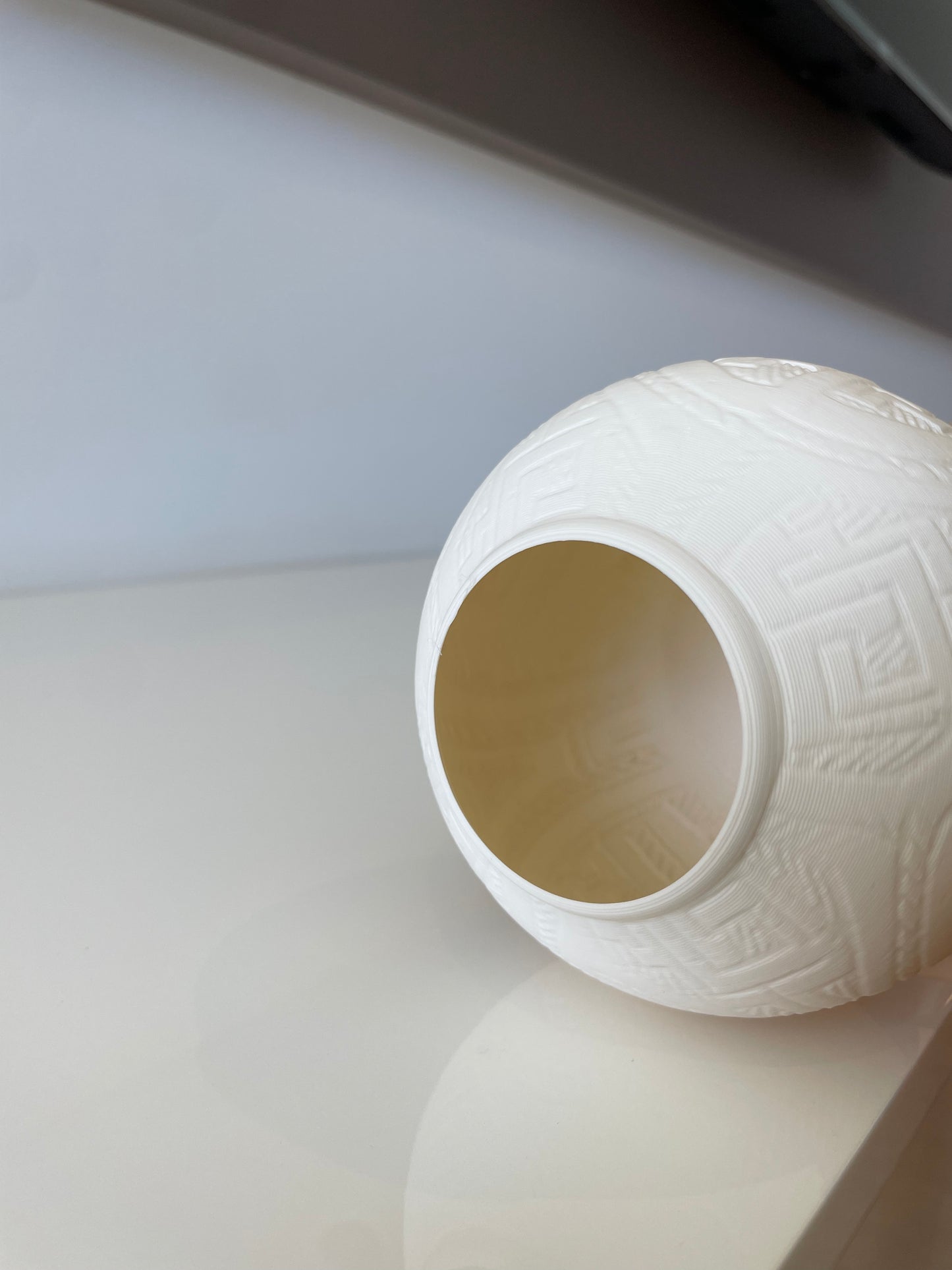 Vaso Ecológico Milenar 10cm Branco